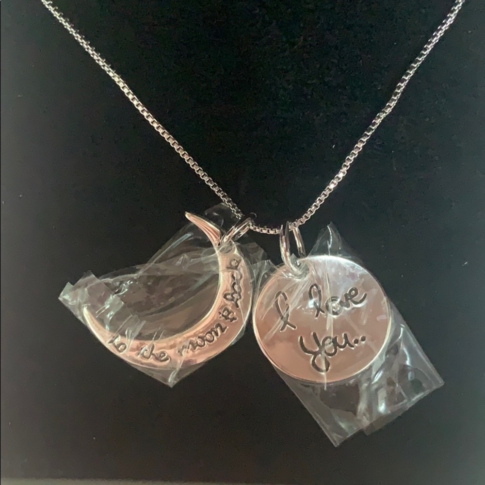 I Love You to the Moon and Back Necklace - Picture 5 of 6